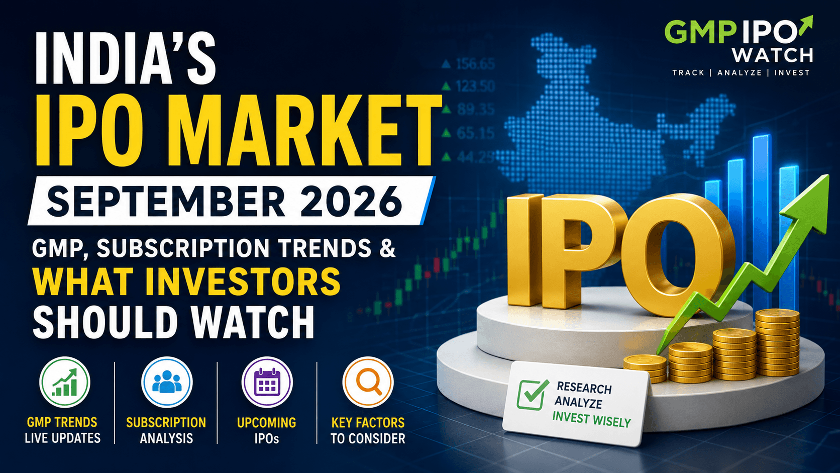 India’s IPO Market in September 2026: GMP, Subscription Trends and What Investors Should Watch